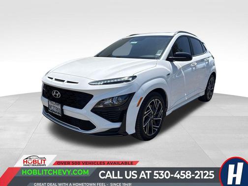 Lunar White 2023 Hyundai KONA N Line