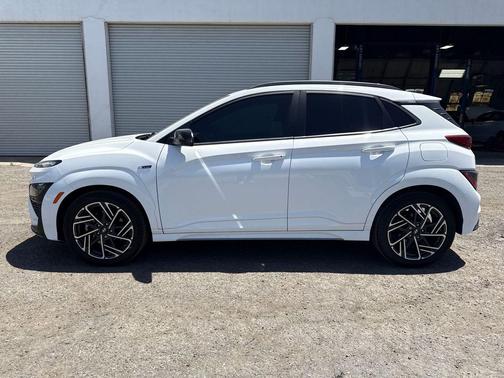 Lunar White 2023 Hyundai KONA N Line