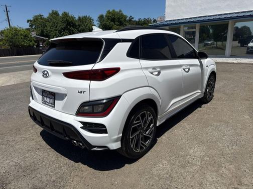 Lunar White 2023 Hyundai KONA N Line