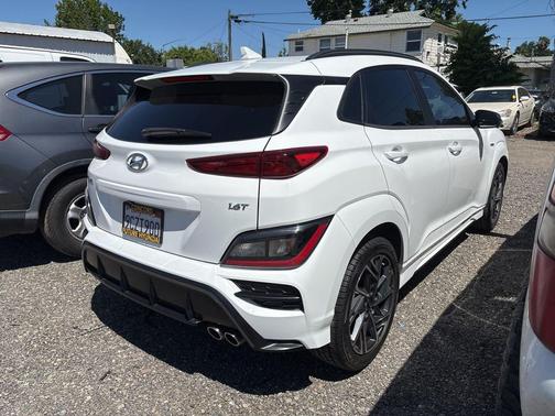 Lunar White 2023 Hyundai KONA N Line