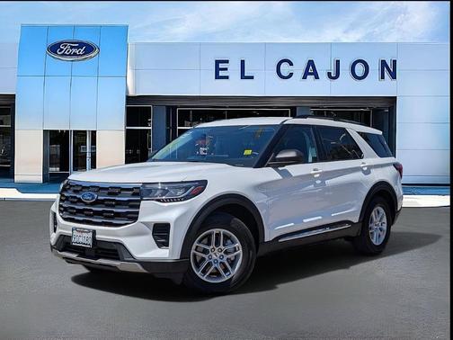 Star White 2025 Ford Explorer Active