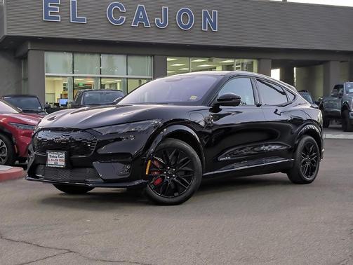 Shadow Black 2025 Ford Mustang Mach-E Premium