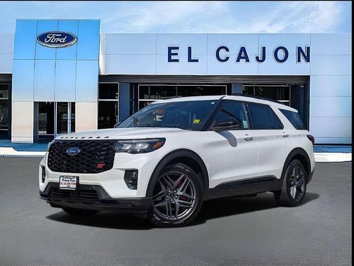 Star White 2025 Ford Explorer ST