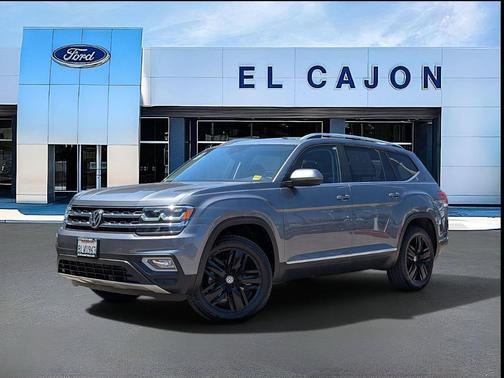 Platinum Gray Metallic 2019 Volkswagen Atlas 3.6L SEL