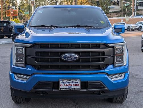Velocity Blue Metallic 2021 Ford F-150 Lariat