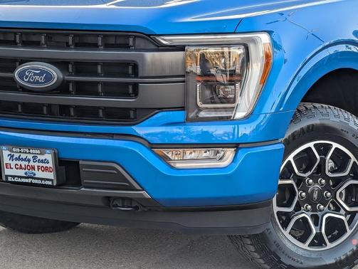 Velocity Blue Metallic 2021 Ford F-150 Lariat