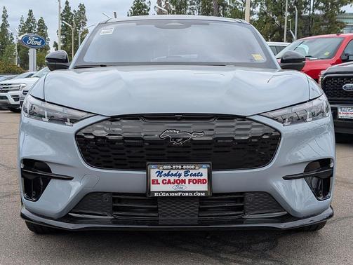 Glacier Gray Metallic 2025 Ford Mustang Mach-E GT