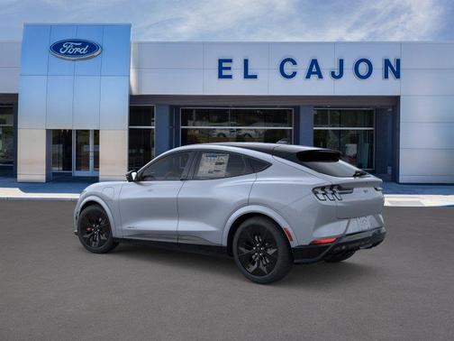 Glacier Gray Metallic 2025 Ford Mustang Mach-E GT