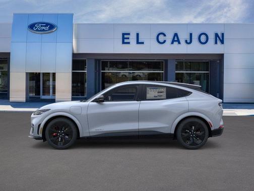 Glacier Gray Metallic 2025 Ford Mustang Mach-E GT