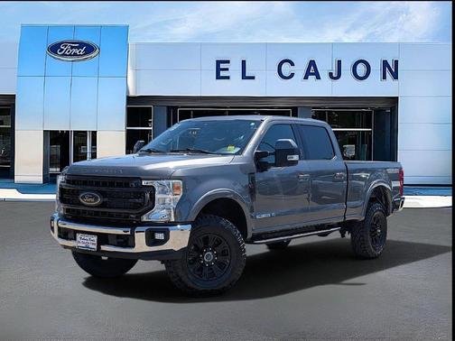 Gray 2022 Ford F-250 Lariat