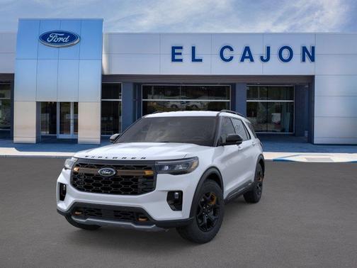 Space White Metallic 2026 Ford Explorer Tremor