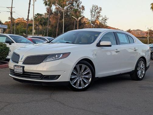 White Platinum Tri-Coat Metallic 2013 Lincoln MKS EcoBoost