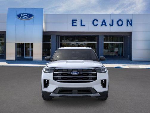 Space White Metallic 2026 Ford Explorer Active