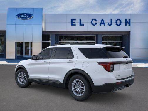 Space White Metallic 2026 Ford Explorer Active