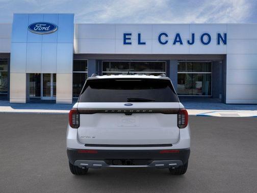 Space White Metallic 2026 Ford Explorer Active