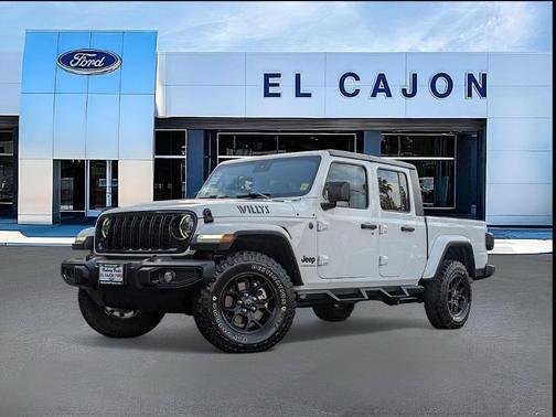 Bright White Clearcoat 2024 Jeep Gladiator Sport