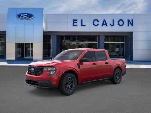 Red 2025 Ford Maverick XLT