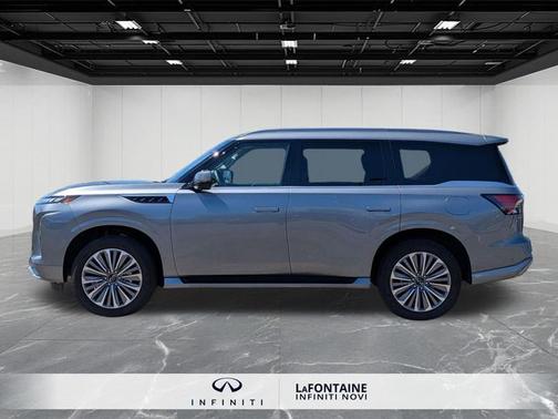 Gray 2025 INFINITI QX80 SENSORY