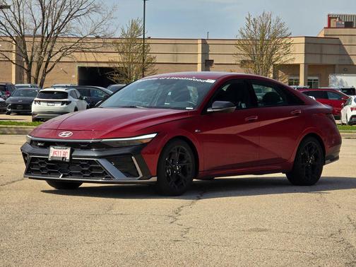 Ultimate Red 2025 Hyundai ELANTRA N Line