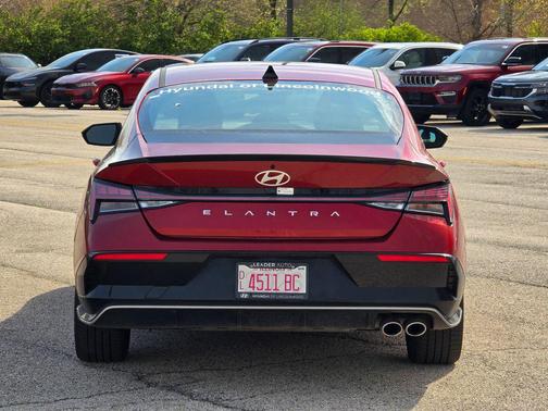 Ultimate Red 2025 Hyundai ELANTRA N Line