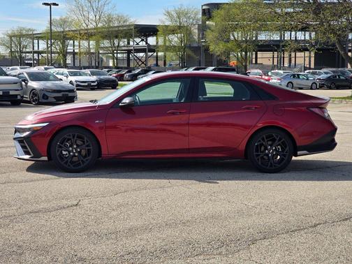 Ultimate Red 2025 Hyundai ELANTRA N Line