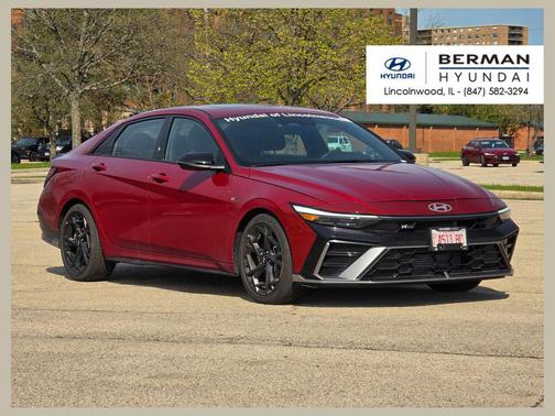 Ultimate Red 2025 Hyundai ELANTRA N Line