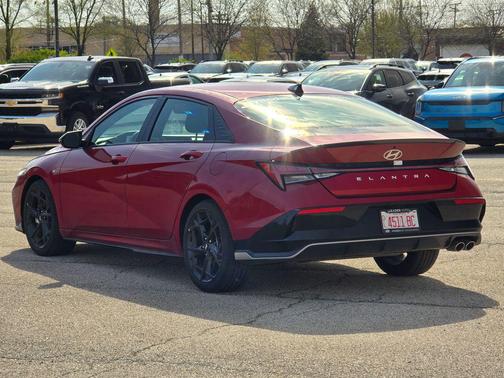 Ultimate Red 2025 Hyundai ELANTRA N Line
