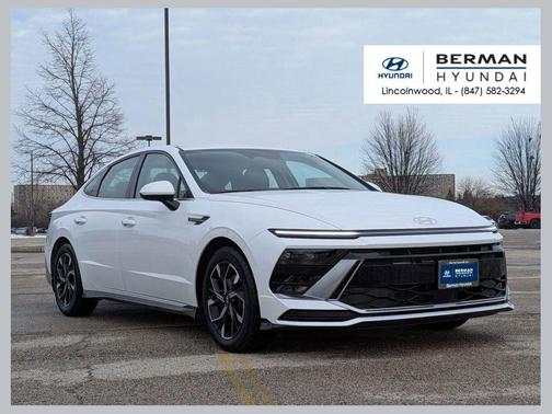 Serenity White 2025 Hyundai SONATA SEL