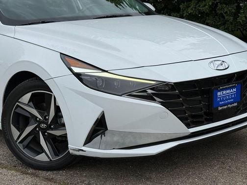 Ceramic White 2023 Hyundai ELANTRA HEV Limited