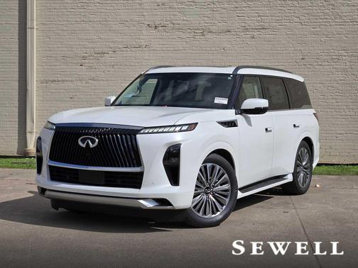 Radiant White 2026 INFINITI QX80 Luxe