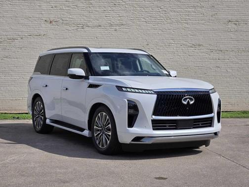Radiant White 2026 INFINITI QX80 Luxe