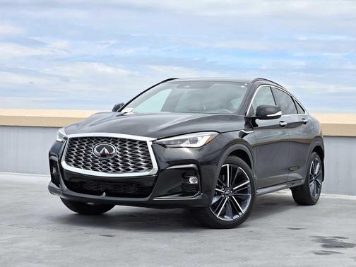 Black Obsidian 2025 INFINITI QX55 LUXE
