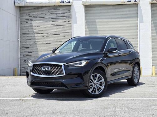 Black Obsidian 2025 INFINITI QX50 Luxe AWD