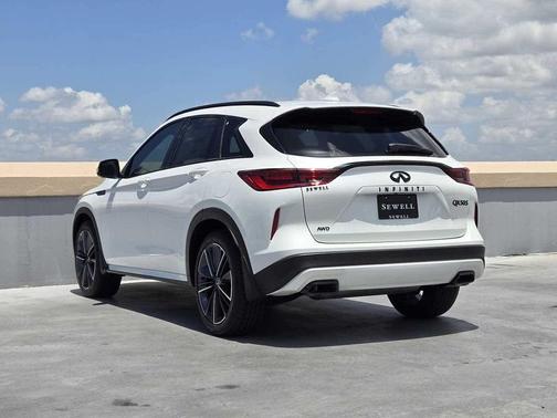 Radiant White 2025 INFINITI QX50 SPORT