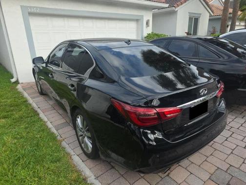 Black Obsidian 2023 INFINITI Q50 3.0t LUXE