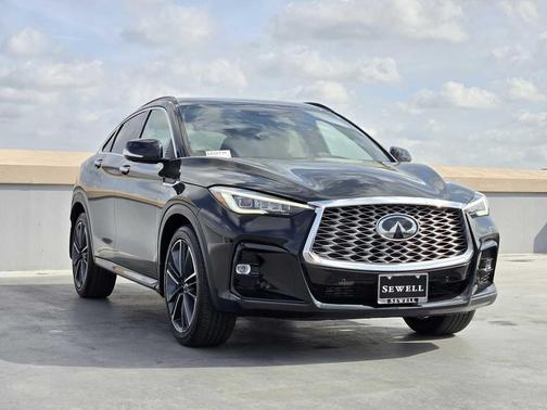 Black Obsidian 2025 INFINITI QX55 ESSENTIAL