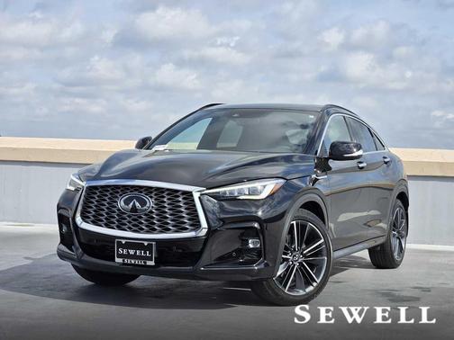 Black Obsidian 2025 INFINITI QX55 ESSENTIAL