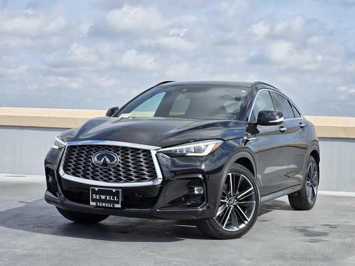 Black Obsidian 2025 INFINITI QX55 ESSENTIAL