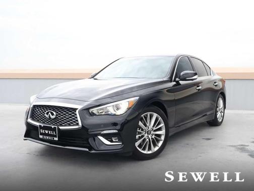 Black Obsidian 2023 INFINITI Q50 3.0t LUXE