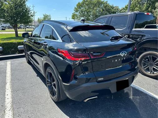 Black Obsidian 2022 INFINITI QX55 ESSENTIAL