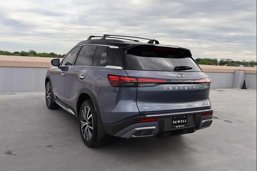 Moonbow Blue/Black Obsidian 2025 INFINITI QX60 AUTOGRAPH