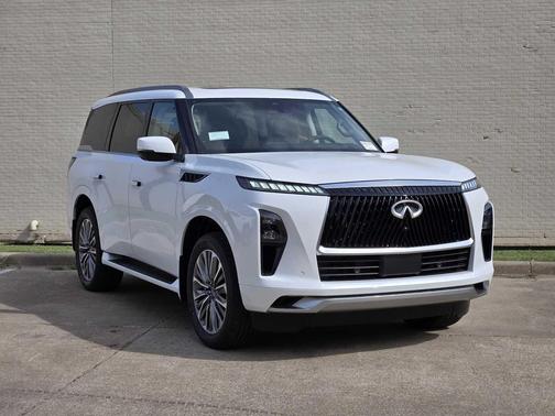 Radiant White 2026 INFINITI QX80 Luxe
