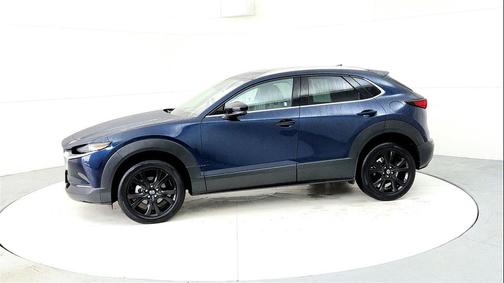Deep Crystal Blue Mica 2022 Mazda CX-30 2.5 Turbo Premium Plus Package
