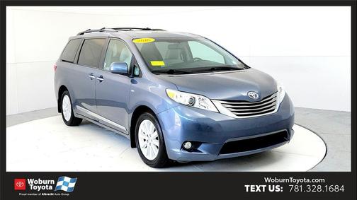 Shoreline Blue Pearl 2016 Toyota Sienna XLE Premium