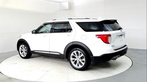 STAR WHITE MET TRI-COAT 2021 Ford Explorer Platinum