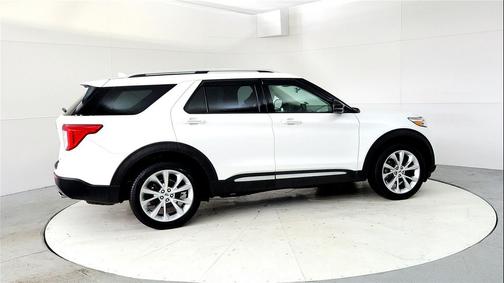 STAR WHITE MET TRI-COAT 2021 Ford Explorer Platinum