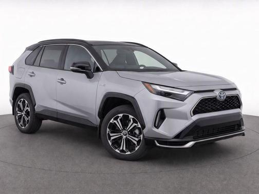 Silver Sky Metallic/Midnight Black Metallic 2024 Toyota RAV4 Prime XSE