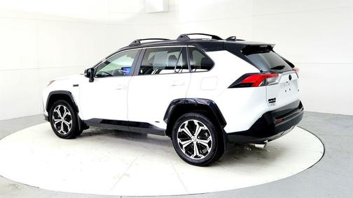 Wind Chill Pearl/Midnight Black Metallic 2023 Toyota RAV4 Prime XSE