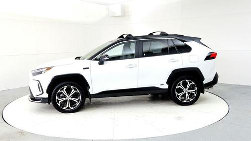 Wind Chill Pearl/Midnight Black Metallic 2023 Toyota RAV4 Prime XSE