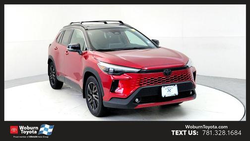 Soul Red Crystal/Jet Black 2026 Toyota Corolla Hybrid SE